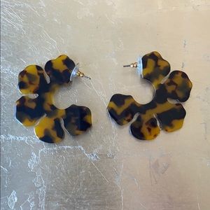 J Crew Tortoise Earrings